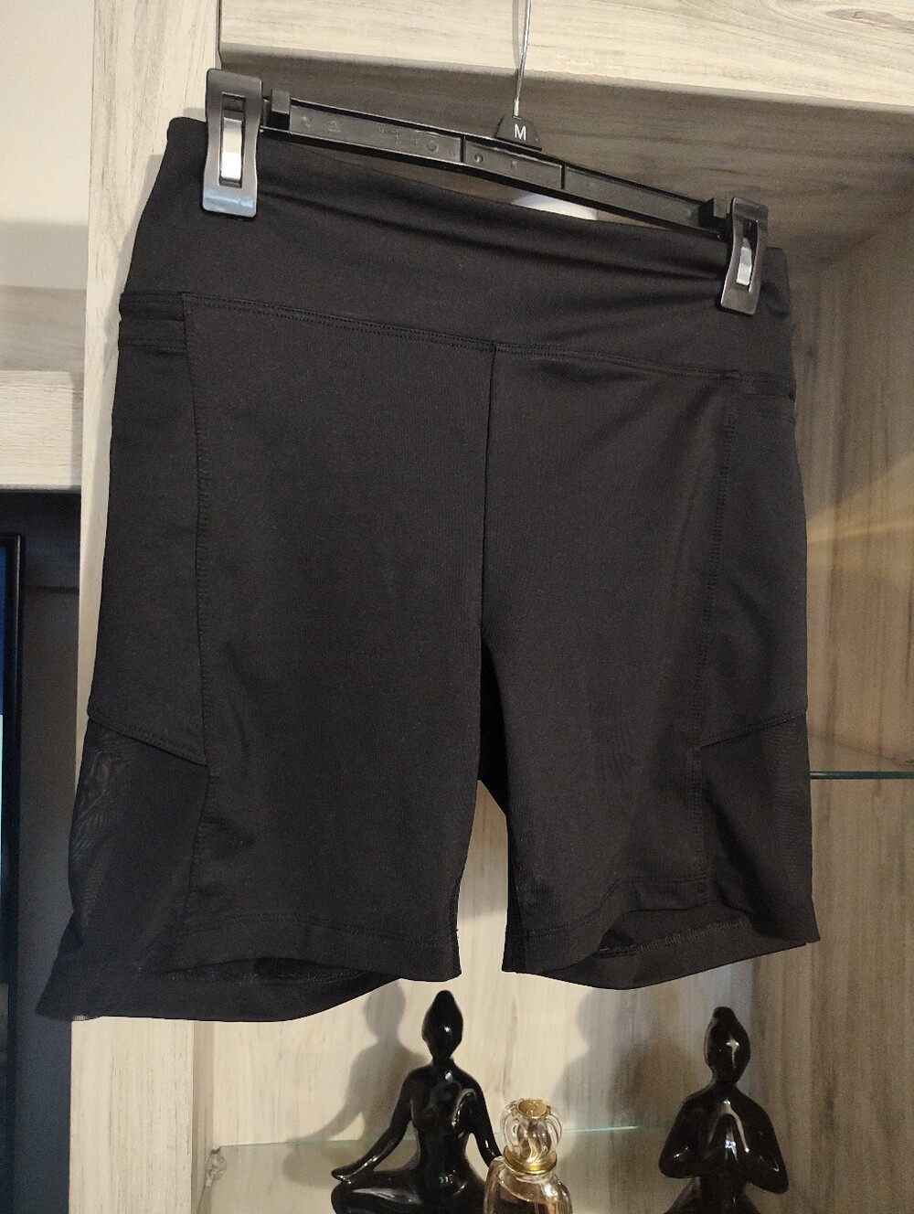 Pink Active Women’s Black Performance Bike Shorts SZ M Good Condition